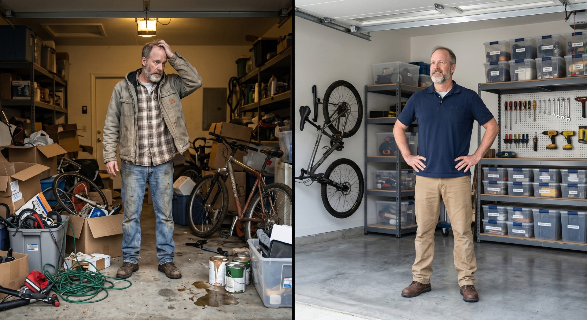 Before / after — homeowner reset
